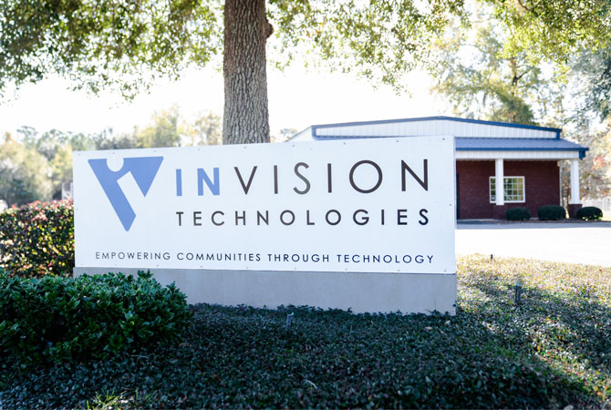Invision Technologies sign