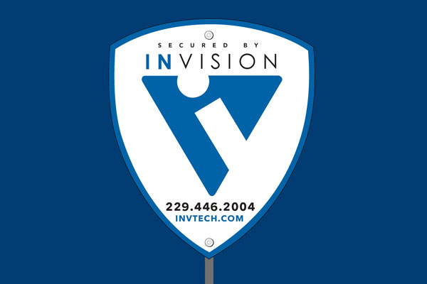 Invision Tech shield sign